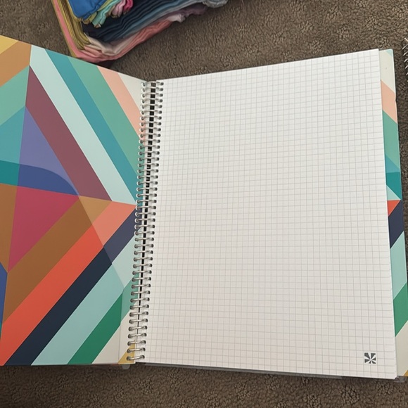 2 Erin Condren 3-Subject Notebooks - lined, graph, and dot paper - Picture 3 of 5